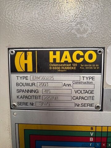 Abkantpresse HACO ERMS60225