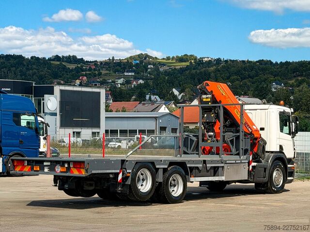 Truck mounted crane SCANIA P 420* PLATFORM 6,80m * PK 29002+FUNK * TOP