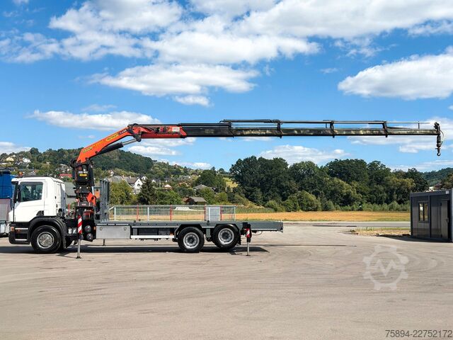 Tow truck SCANIA P 420* PLATFORM 6,80m * PK 29002+FUNK * TOP