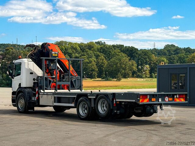 Tow truck SCANIA P 420* PLATFORM 6,80m * PK 29002+FUNK * TOP