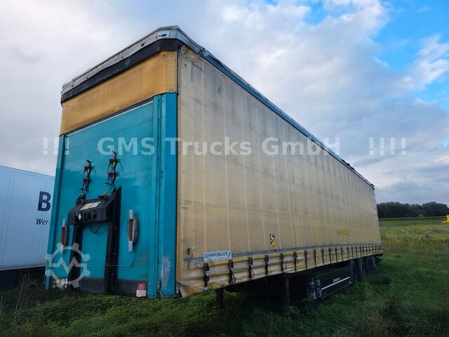 Open semitrailer with tarp SCHWARZMÜLLER Mega / German / neutrale Plane