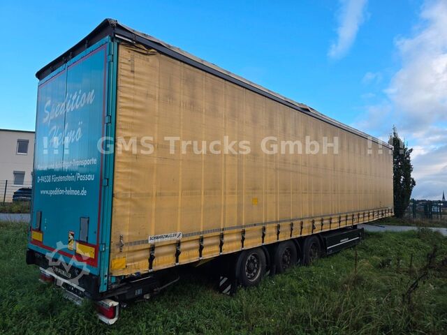 Open semitrailer with tarp SCHWARZMÜLLER Mega / German / neutrale Plane