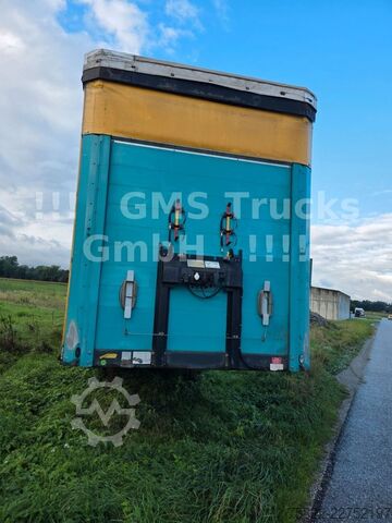 Open semitrailer with tarp SCHWARZMÜLLER Mega / German / neutrale Plane