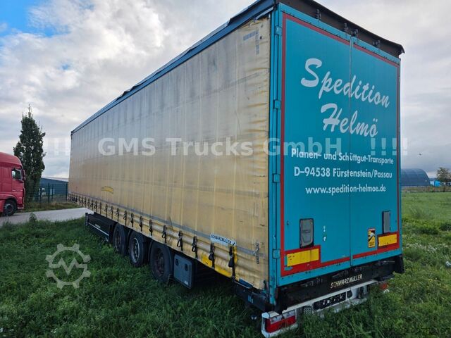 Open semitrailer with tarp SCHWARZMÜLLER Mega / German / neutrale Plane