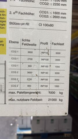 Schwerlastregal Tegometall 