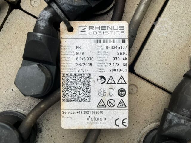 Electric 4-wheel forklift Still R60 50/ Containerfähig/ Freihub / 3+4Ventil/ 80% B