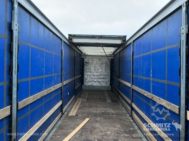 Open semitrailer with tarp Schmitz Cargobull Curtainsider Mega