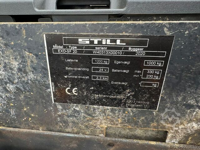 VS-23071 Elektrischer Doppelstockstapler Still EXD SF 20 STILL EXD SF 20