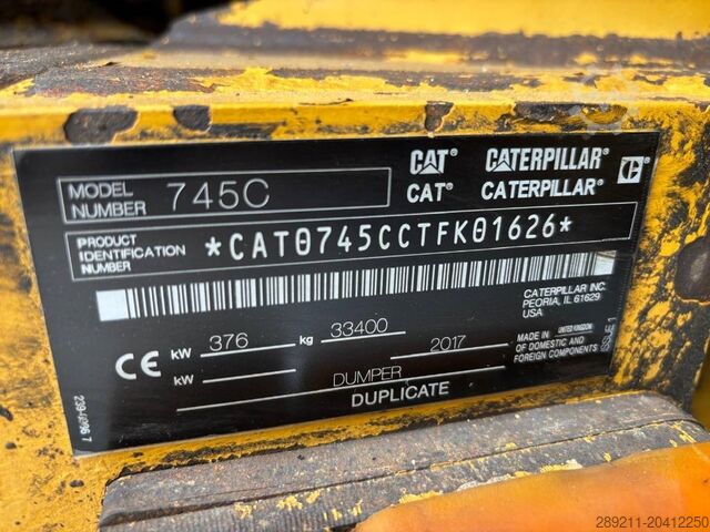 Dumper Caterpillar 745 C