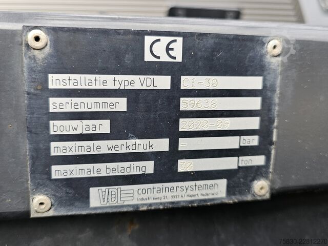 Kabelsystem Volvo FMX 470 8x4 / 30t KABEL - CONTAINER SYSTEEM