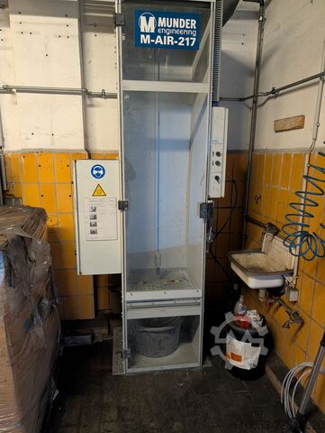 Extraction system MUNDER Ausblasanlage M-AIR-217