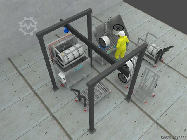 ✅Paint stripping tank ⭐⭐ PROTON BSK-1200-700*700 ENTLACKUNGSBECKEN