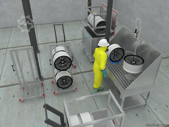 ✅Paint stripping tank ⭐⭐ PROTON BSK-1200-700*700 ENTLACKUNGSBECKEN