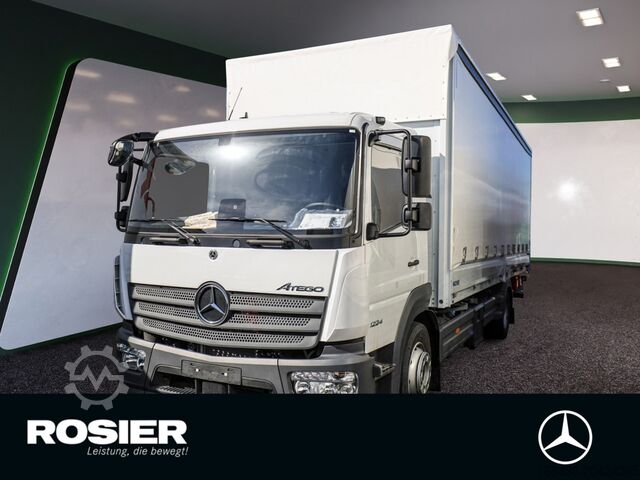 Spezial-LKW Mercedes-Benz Atego 1224 L 4x2 V 08 mit Walther-Pritsche Plane Spriegel und LBW