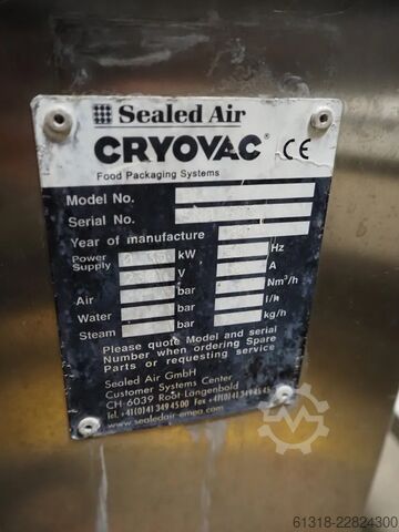 Cryovac BL 14 manual bag loader Cryovac bl14