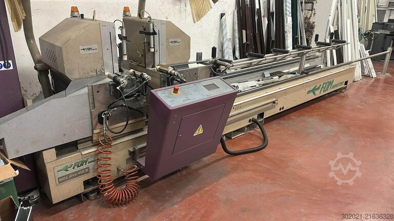 Double head cutting saw Alu/PVC Fom Industrie Blitz Alva 450 B