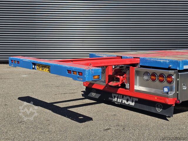 Ladepritsche Scania R520 V8 8x2/6 / HMF 70 tm + JUMBO AANHANGER