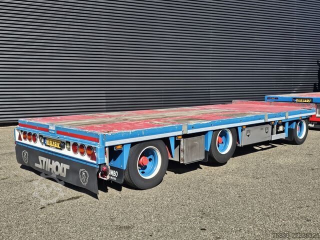 Ladepritsche Scania R520 V8 8x2/6 / HMF 70 tm + JUMBO AANHANGER