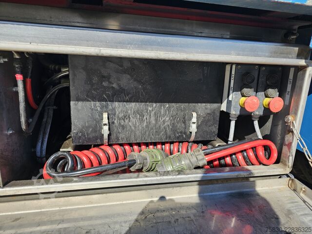 Ladepritsche Scania R520 V8 8x2/6 / HMF 70 tm + JUMBO AANHANGER