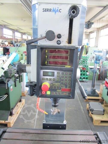 Bohr-Fräsmaschine SERRMAC HT Digit VR-TC
