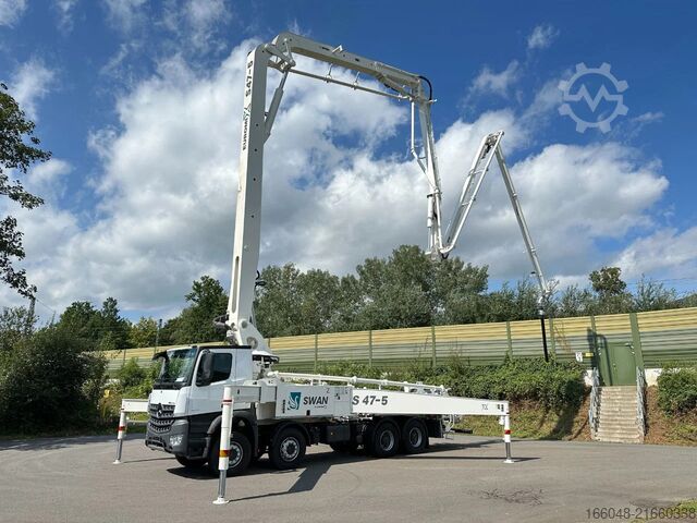 Betonpumpe Mercedes-Benz Arocs 4142 Arocs 5 4142 8x4 SWAN TSP 47-5 160RZ...