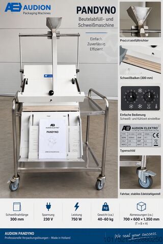 Bag filling and sealing machine Audion PANDYNO 300 MGM-2