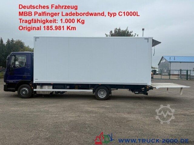 Box van Iveco 100E22 Koffer LBW MBB Palfinger Klima NUR 185TKM
