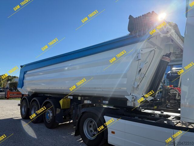 Tipper semi-trailer Tecnokar T3GP38 SUPERTOP KIPPER 26cbm + Plane