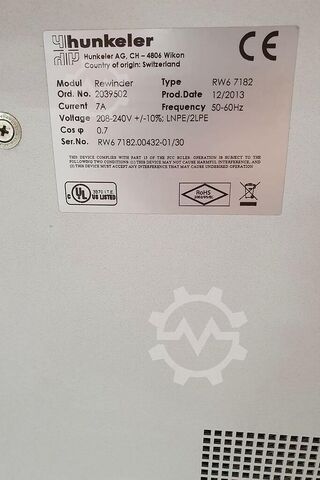 Vorhub (Vor-Hub-/Senkeinrichtung) Hunkeler UW6 + RW6