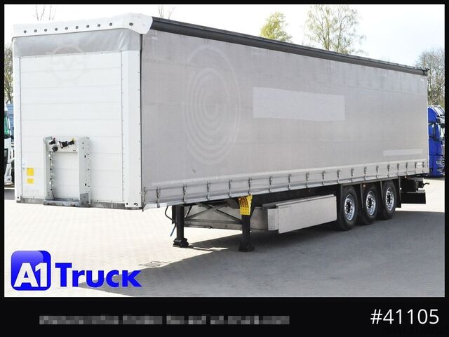 Open semitrailer with tarp SCHMITZ SD Tautliner, Code XL, verzinkt, Liftachse