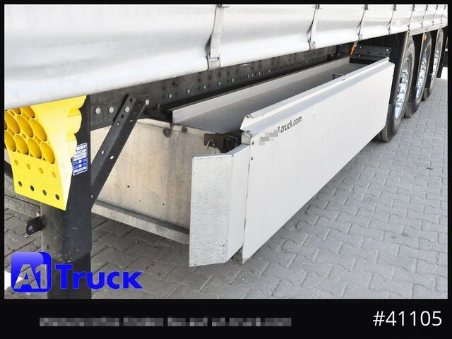Open semitrailer with tarp SCHMITZ SD Tautliner, Code XL, verzinkt, Liftachse