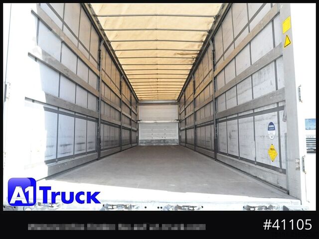 Open semitrailer with tarp SCHMITZ SD Tautliner, Code XL, verzinkt, Liftachse