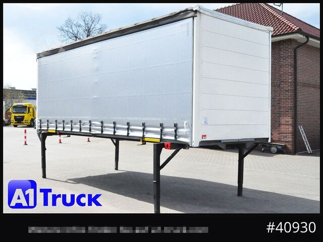 Wechselbrücke mit Pritsche & Plane WECON WPR 745, verzinkt, 2520  innen, Code XL