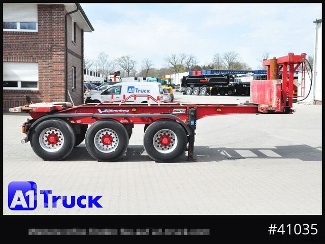 Tipper semitrailer MEIERLING MSA 27, Kippchassi, 20'' Container, Kipper, Alurahmen