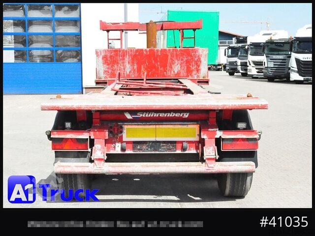 Tipper semitrailer MEIERLING MSA 27, Kippchassi, 20'' Container, Kipper, Alurahmen