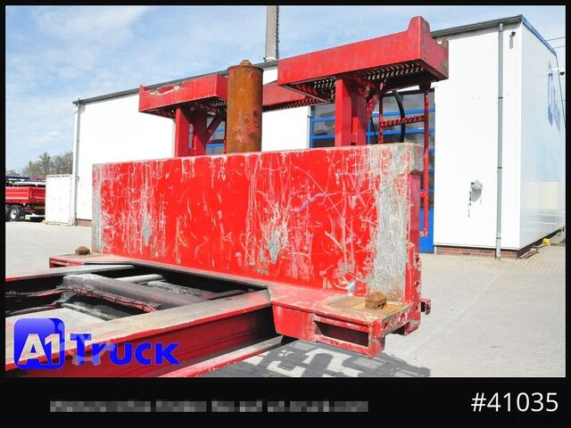 Tipper semitrailer MEIERLING MSA 27, Kippchassi, 20'' Container, Kipper, Alurahmen