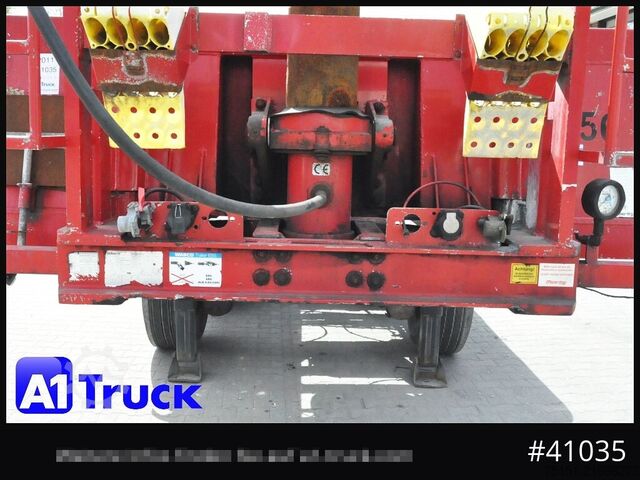 Tipper semitrailer MEIERLING MSA 27, Kippchassi, 20'' Container, Kipper, Alurahmen