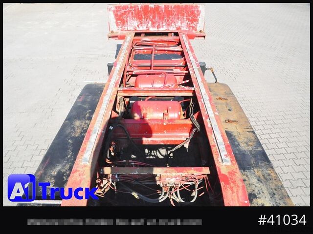 Tipper semitrailer MEIERLING MSA 27, Kippchassi, 20'' Container, Kipper, Alurahmen