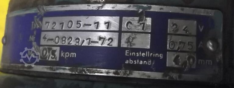 Gear motor 0.55 kW 453 rpm BAUER D042E/85KV