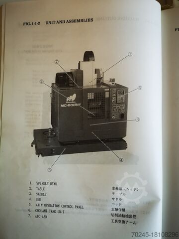Werkzeugfräsmaschine CNC - VERTICAL MACHINING CENTER - MATSUU MC600VF