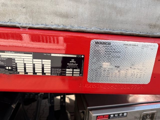 Standard tractor unit MERCEDES-BENZ 1845 Actros mit Goldhofer STN-L3-35/80 Tieflader