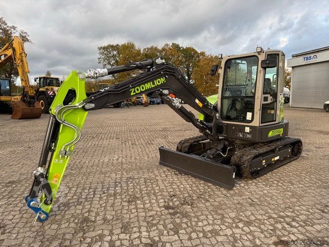 Chain excavator Zoomlion ZE55GU, Greifer-u. Hammerhydr.,Klima,CE