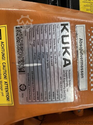 Industrial robot KUKA KR 150 R2700 F extra