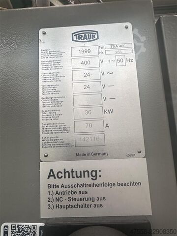 CNC Drehmaschine TRAUB TNA 400