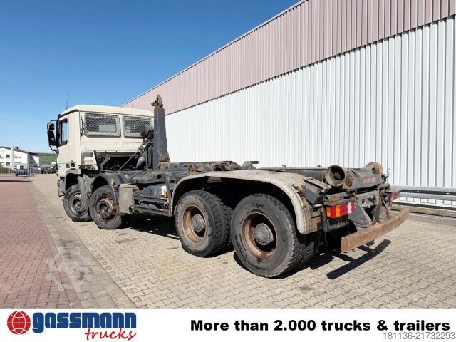 Roll-off tipper truck Mercedes-Benz Actros 3244 K 8x4/4, Meiller RK 30.70 K