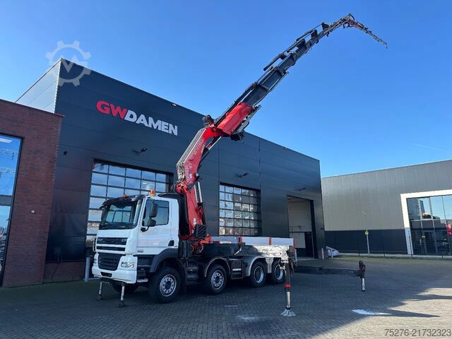 Crane truck DAF CF 85.460 8x4 Tractor unit- Fassi F1100+Flyjib,...