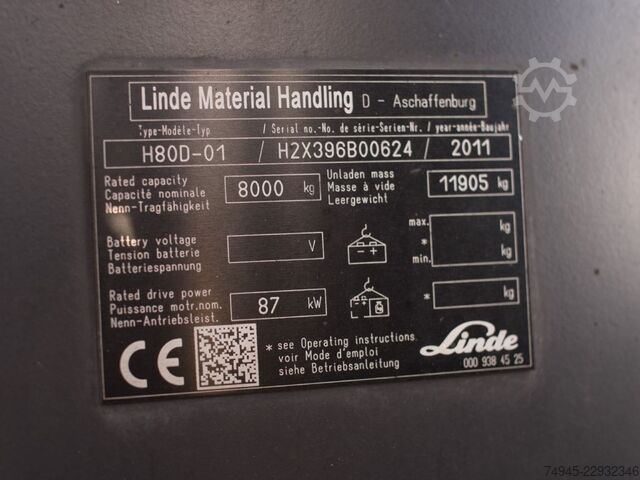 Dieselstapler Linde H80D