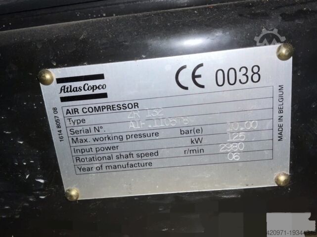 ölfreier Schraubenkompressor Atlas Copco ZR 132-10