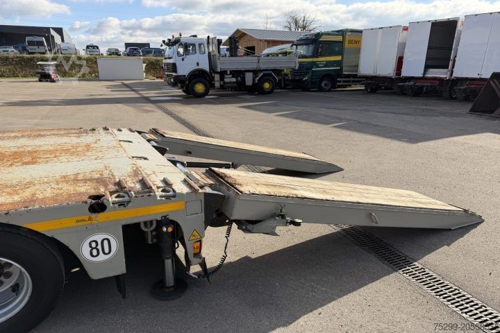 Low loader semitrailer Doll S2H Tieflader / Swiss-Vehicle