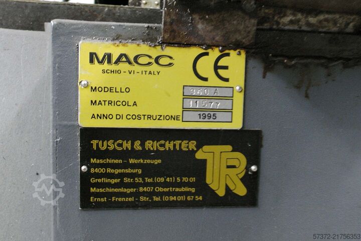 CNC Band Saw MACC 360 A